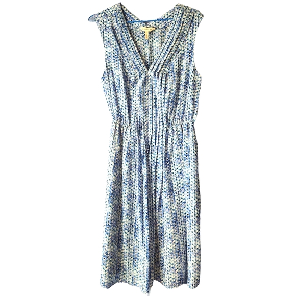 Rebecca Taylor Dresses & Skirts - Rebecca Taylor Blue Silk Sleeveless Dress
